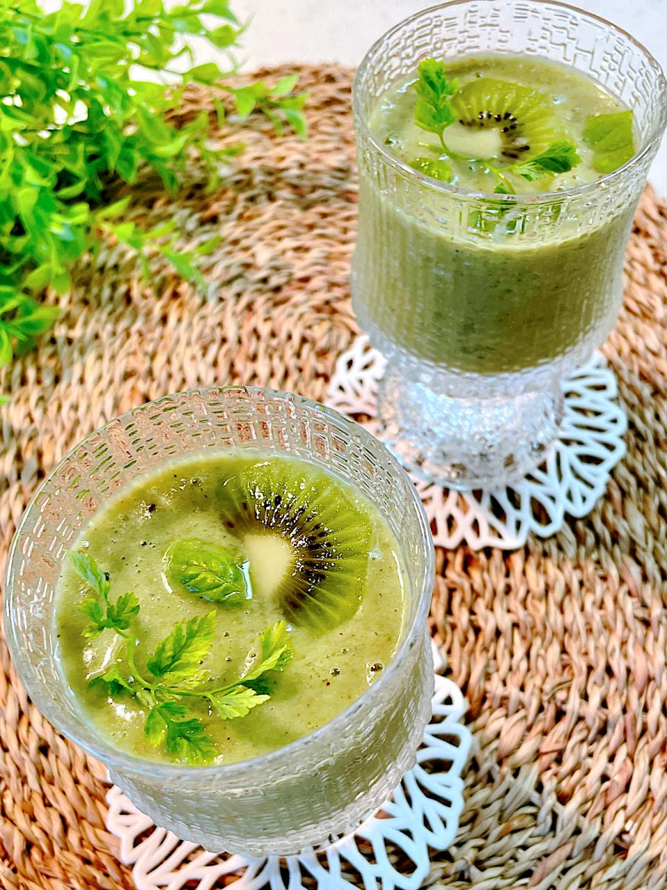 🌿土曜日《甘酒のグリーンスムージー》
